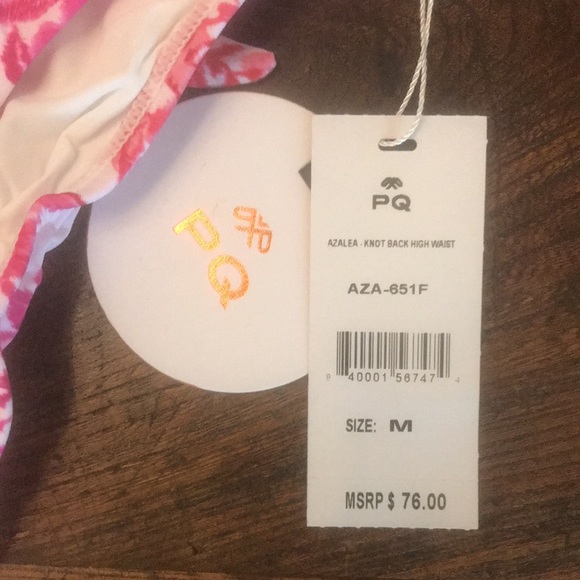 PQ Swim Azalea Perla Halter Top and Full bottom Size M - Picture 12 of 15
